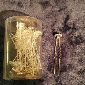 Christina Collection Rhinestone Hair Pin Set